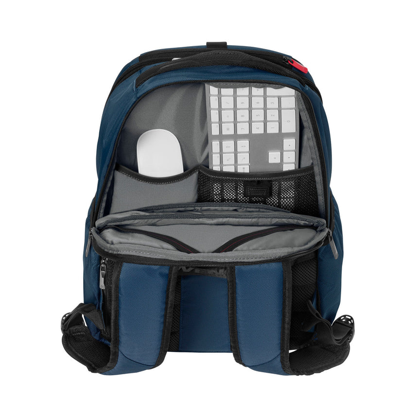 Wenger Eco-Friendly Business Laptop Backpack 15.6 Inch Blue