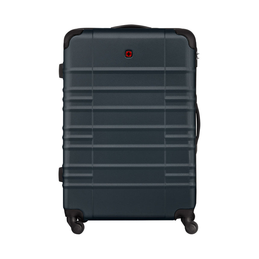 Wenger Amplar Large Hardside Suitcase Navy Blue Luggage