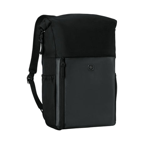 Wenger Urbanone Roll-Top Backpack Black - Image 3