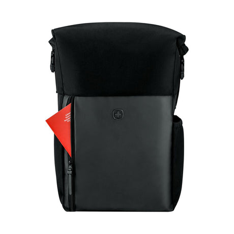 Wenger Urbanone Roll-Top Backpack Black - Image 6