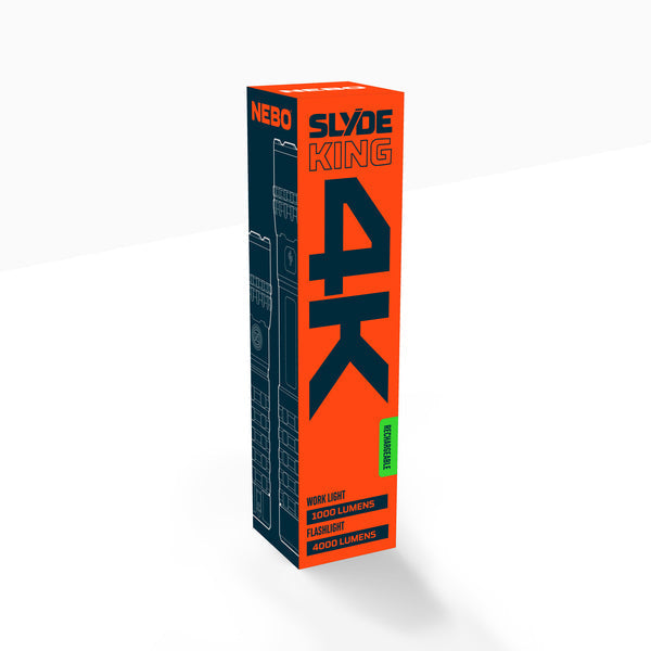 Nebo Slyde King 4000 Lumen USB-C Rechargeable Flashlight 89518