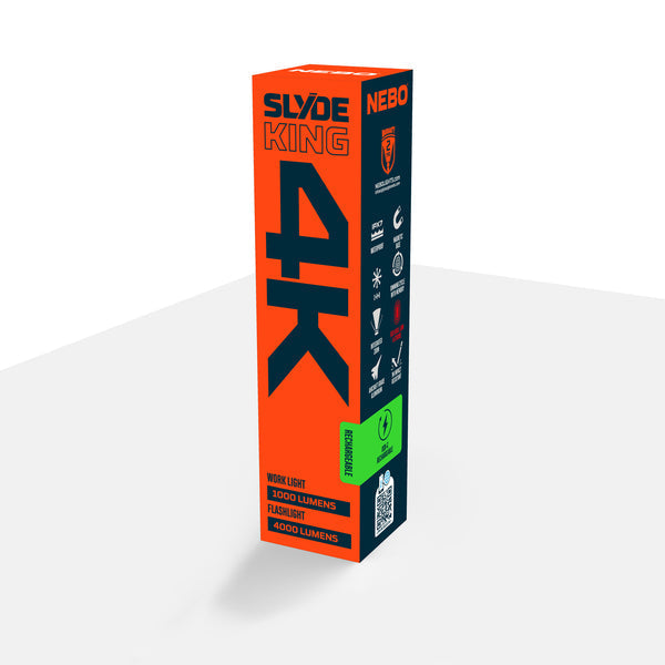 Nebo Slyde King 4000 Lumen USB-C Rechargeable Flashlight 89518