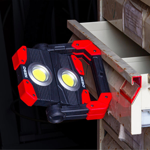 NEBO Rechargeable 2000 Lumen Work Light with Power Bank 89572B