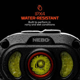 Nebo MYCRO 900+ Lumens Rechargeable Headlamp Adjustable Strap 89711
