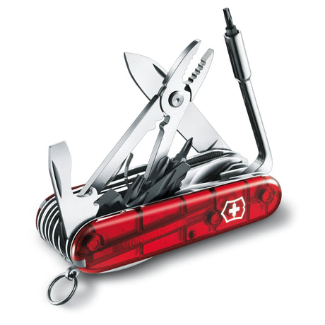 Victorinox Cyber Tool L Red Translucent