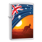 Zippo Adventure Series Kangaroo Flag Windproof Lighter
