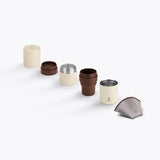 VSSL Nest Pour Over Portable Coffee Kit Cream
