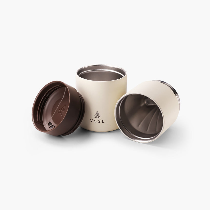 VSSL Nest Pour Over Portable Coffee Kit Cream
