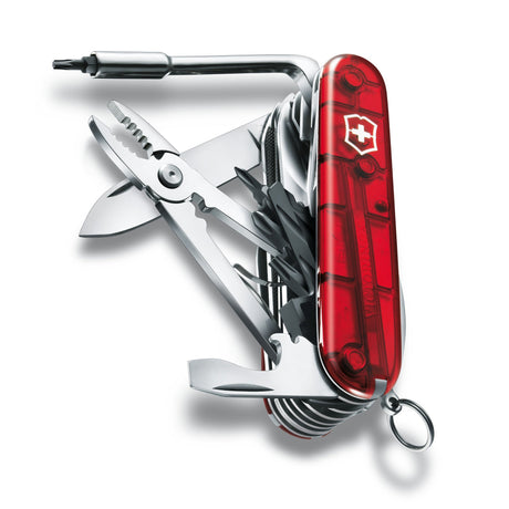 Victorinox Cyber Tool L Red Translucent