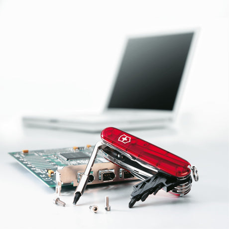 Victorinox Cyber Tool M Red Translucent