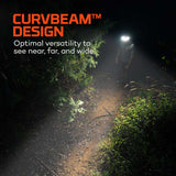 NEBO Curv 600 Lumen USB C Rechargeable Headlamp with Adjustable Strap 89660