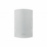 White cylindrical device with ’LEG’ printed on it.